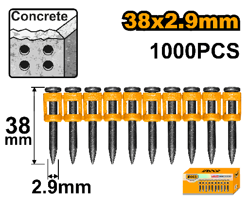 [ANA02381] [1487] CLAVO DE ACERO PARA HORMIGON/ACERO 38mm*2.9mm