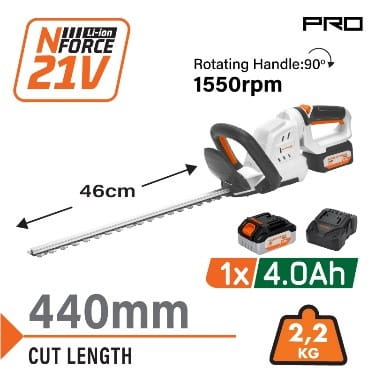 [EC1651X4] [086390] CORTASETOS 21V PRO  (EC1650x4 +C+1Bat 4Ah)