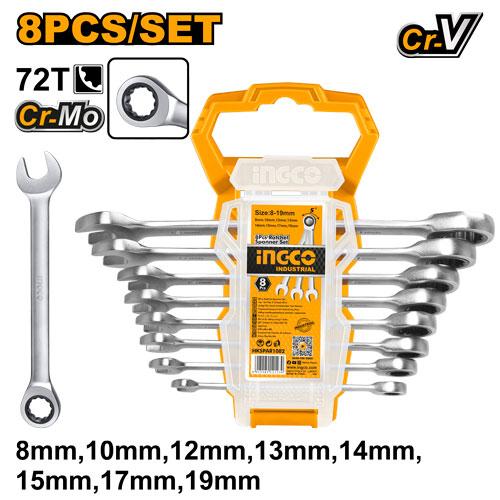 [HKSPAR1082] [0156] JGO 8 LLAVES FIJAS- CARRACA