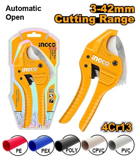 [HPCS05428] [0084] CORTATUBOS PVC 3-42  L.200 mm