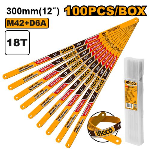 [HSBB22188] [0451] HOJAS ARCO DE SIERRA BIMETAL  (Pack indivisible 10 u.)   INGCO HSBB22188