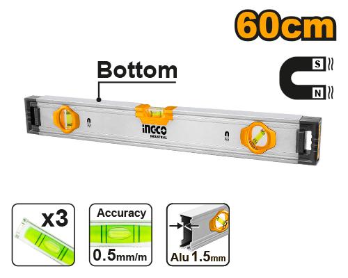 [HSL38060M] [0320] NIVEL DE BURBUJA MAGNETICO 60cm