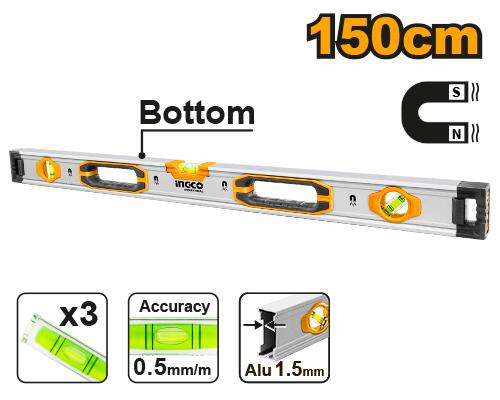 [HSL38150M] [0412] NIVEL DE BURBUJA MAGNETICO 150cm