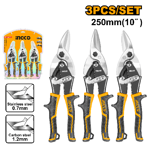 [HTSNK0110] [1069] JUEGO 3 TIJERAS CHAPA