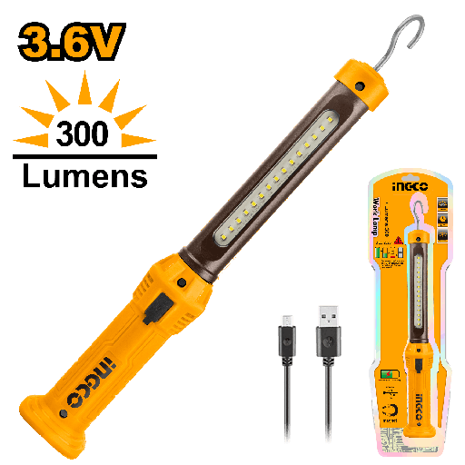 [HWLI35261] [0703] LAMPARA DE TRABAJO 3,6 V CARGA USB